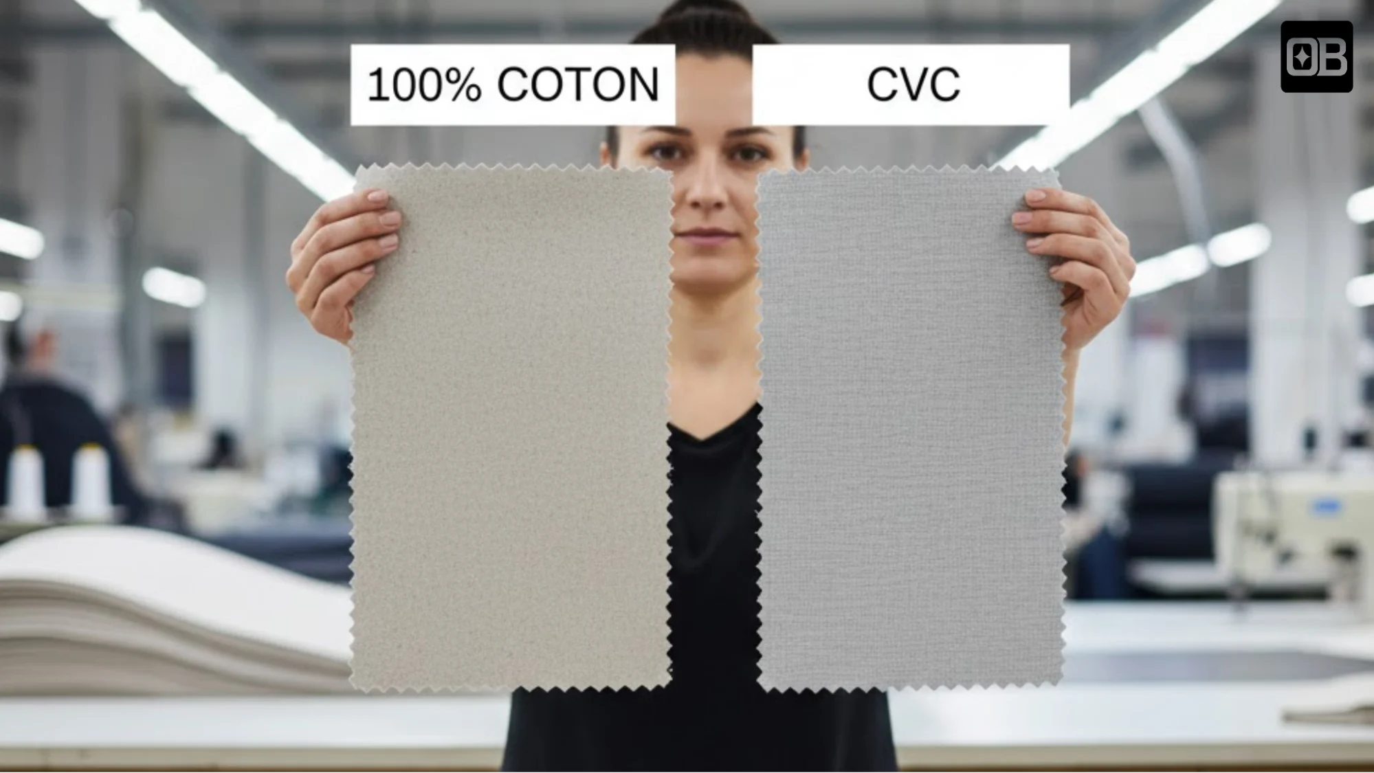 CVC vs 100% Coton pour marque de vêtements Luxembourg
