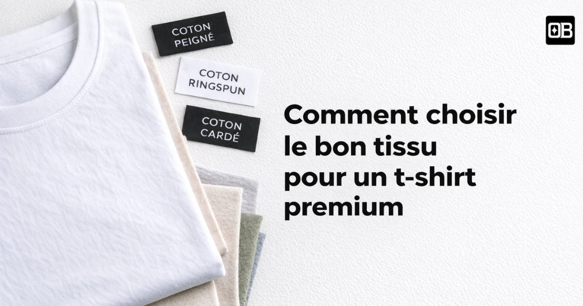 Comment choisir le bon tissu pour un t-shirt premium
