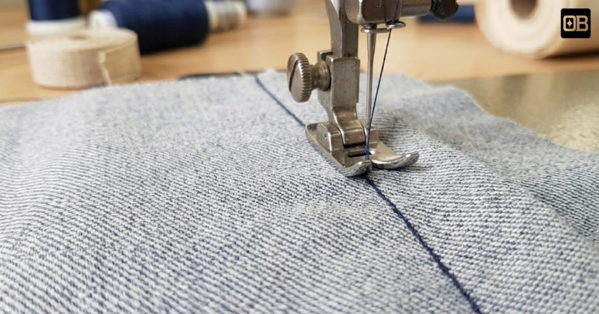 Types de coutures dans le textile sur un t-shirt premium