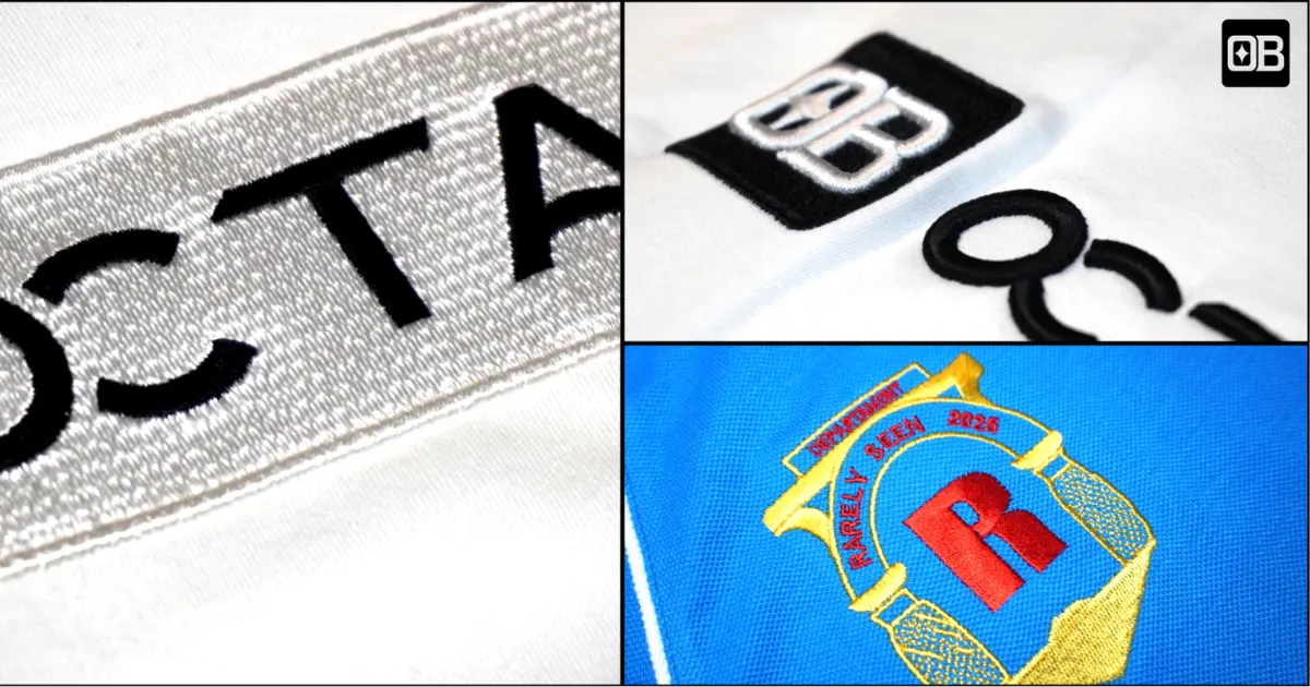 broderie textile logo brodé sur vêtement technique de broderie industrielle